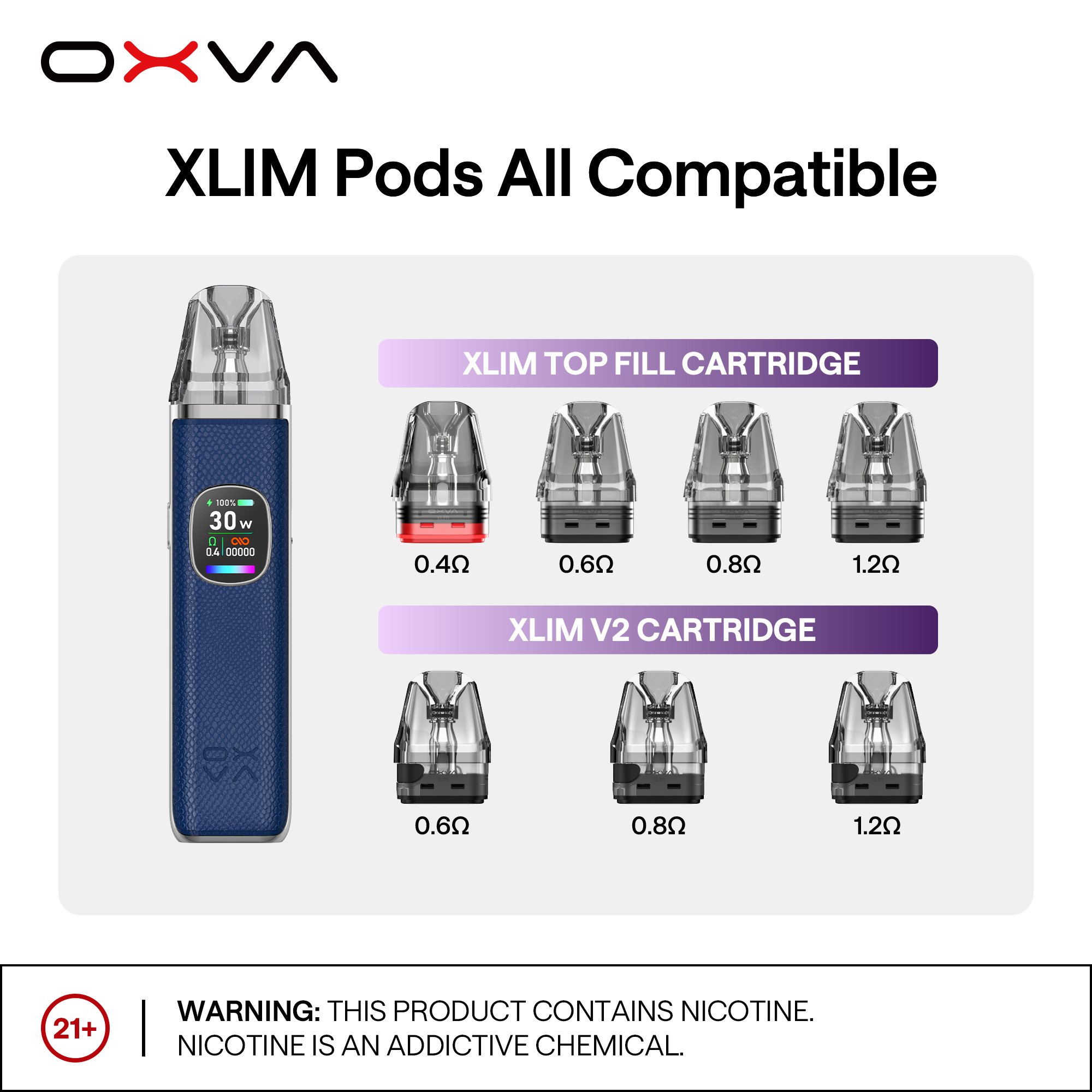 8 OXVA Xlim Pro II 2 Pod 小蠻牛二代 電子煙主機