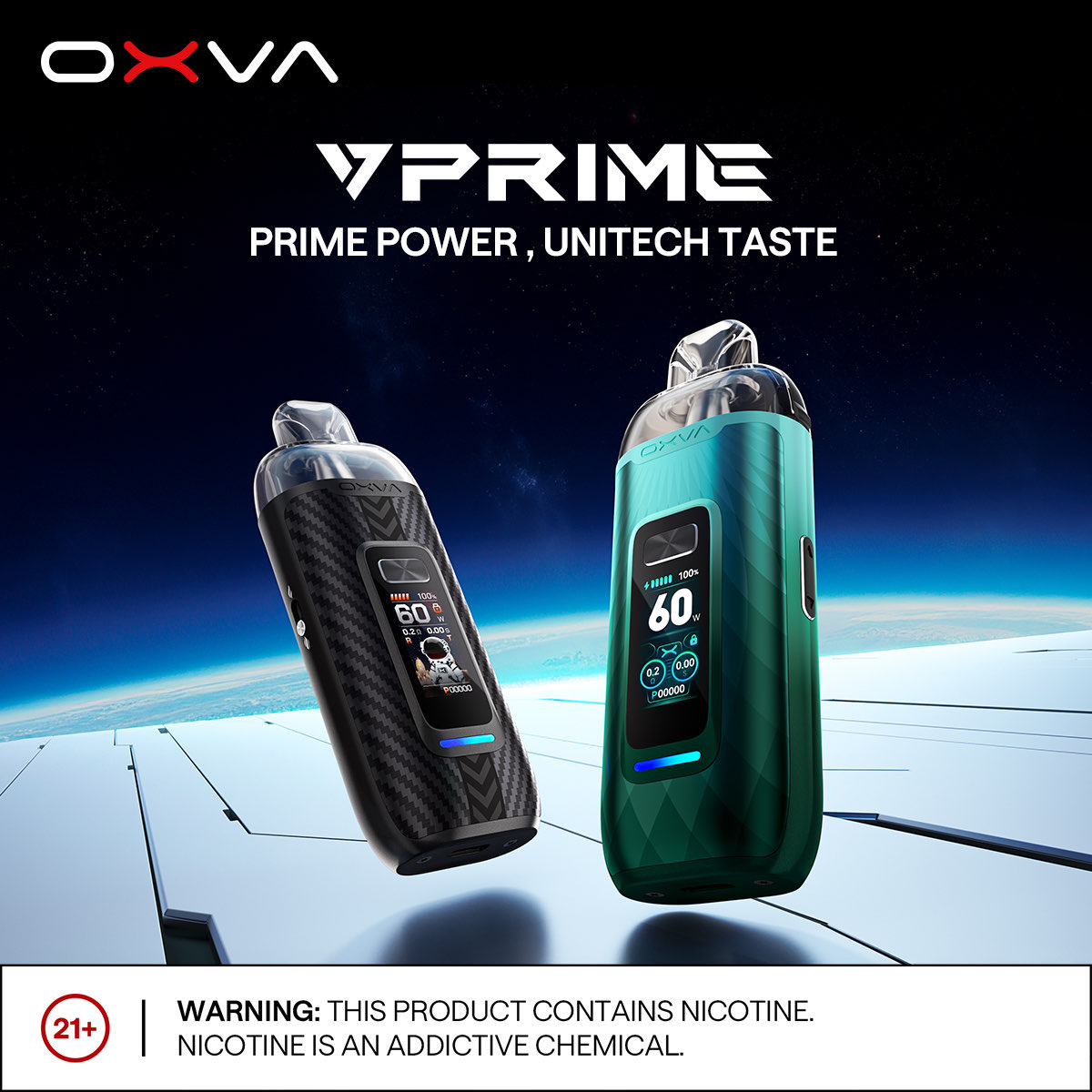 OXVA VPRIME 至尊雙模式大/小煙主機