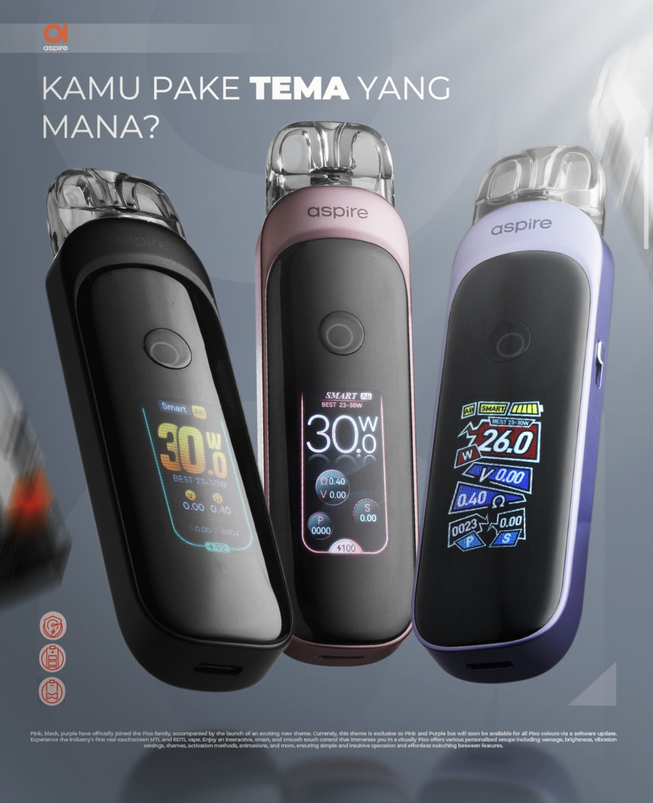 IMG_1172 ASPIRE PIXO 30W霧克斯 觸控電子菸主機