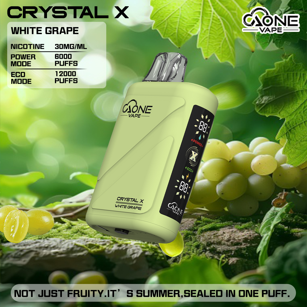 4018486535aff54f8e911759287c355e 2 AONE Crystal X 水晶 2 代|16000 口大容量一次性電子煙