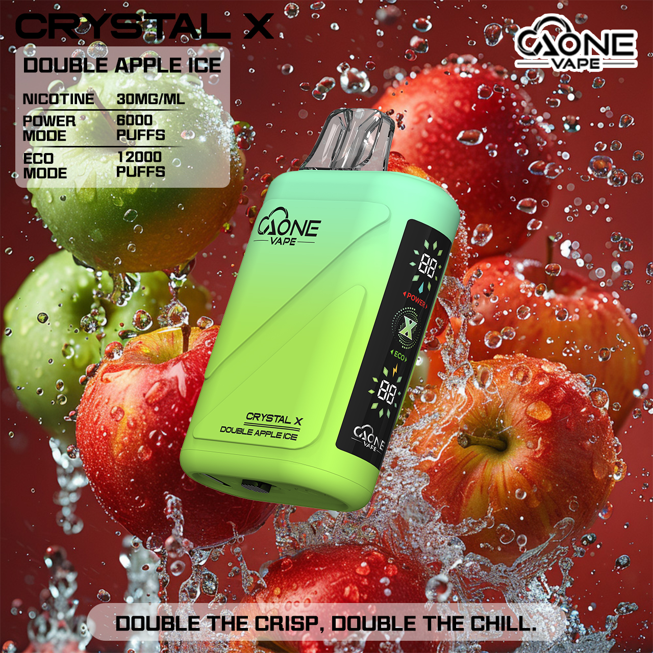4e9ddb636f332832927e8bc8a275d3c0 2 AONE Crystal X 水晶 2 代|16000 口大容量一次性電子煙