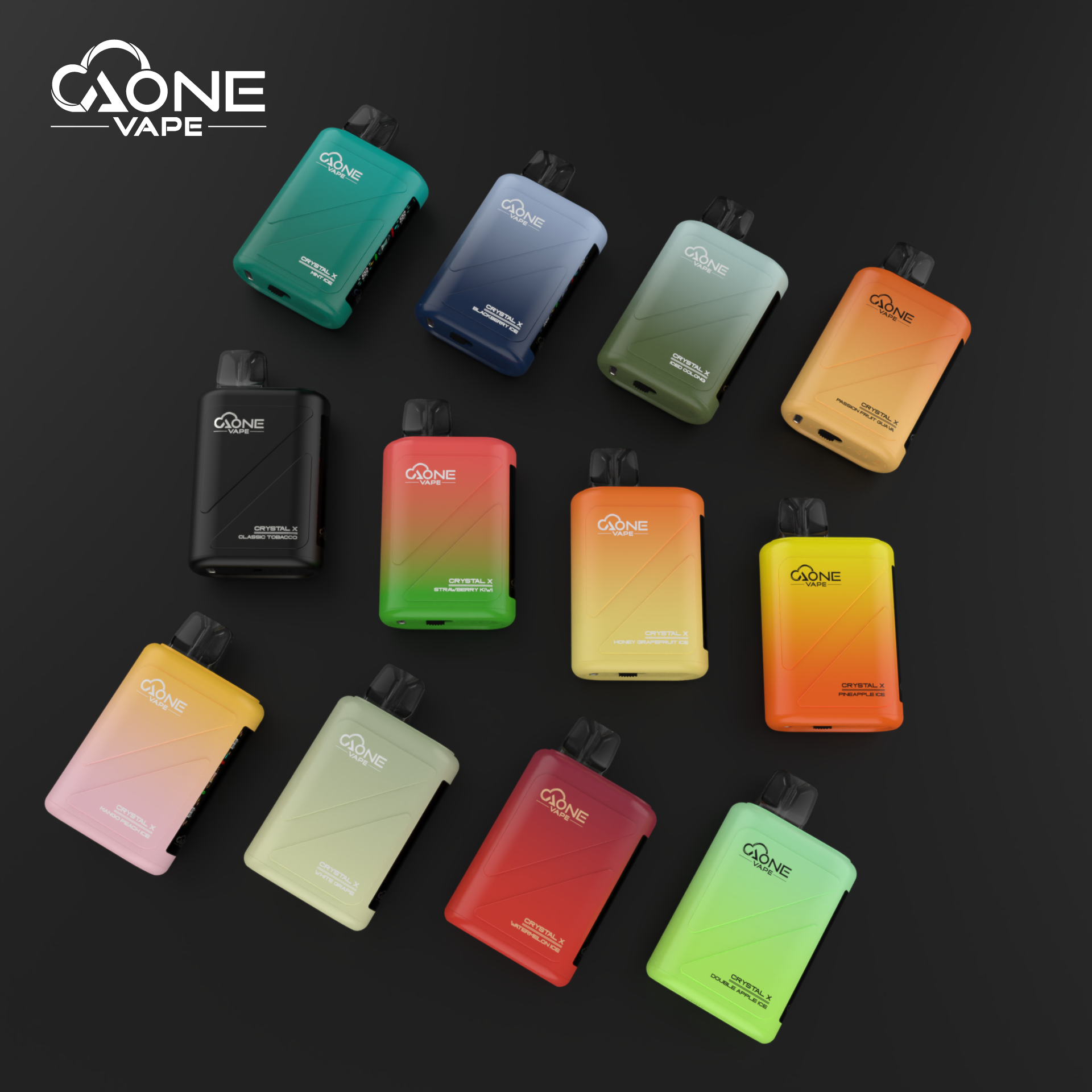 AONE Crystal X 水晶 2 代｜16000 口大容量一次性電子煙