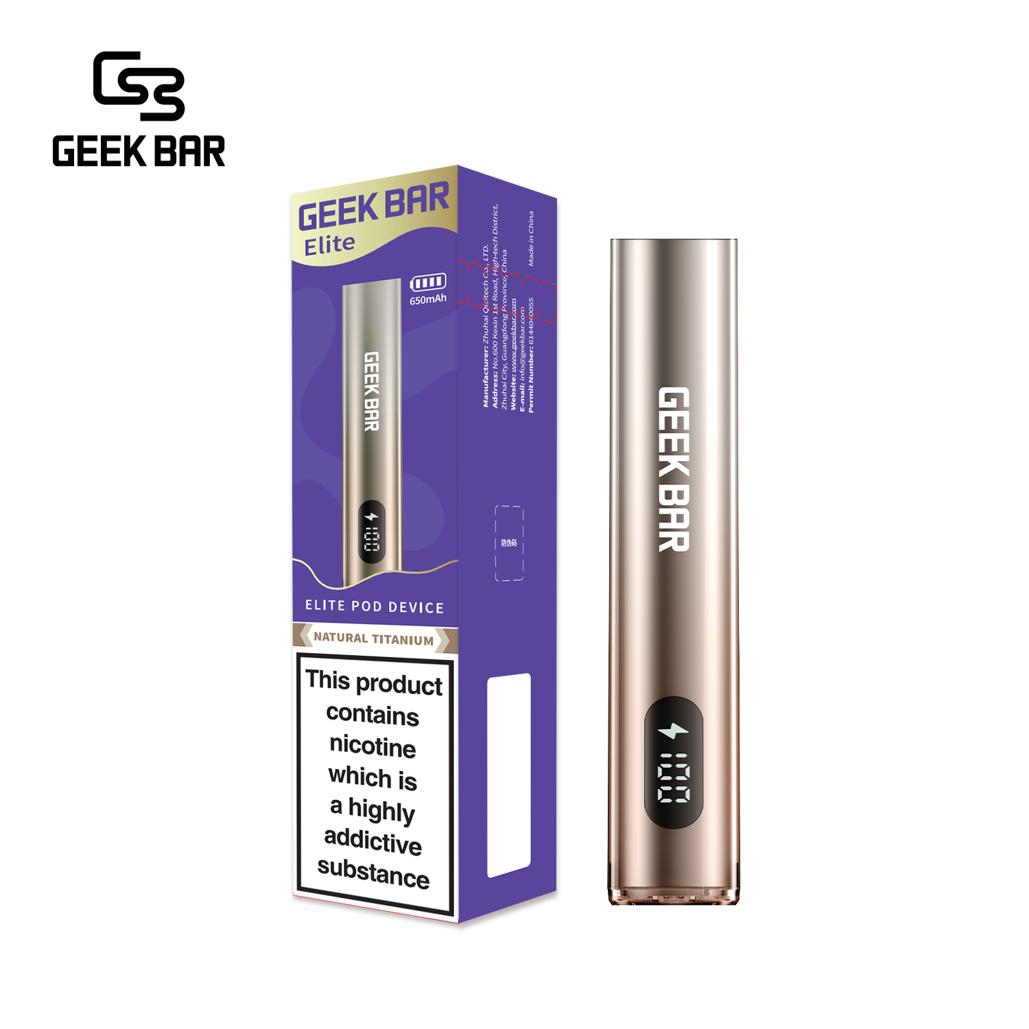 4aa64ed440cc6b04fc5de1aaed4456bd Geek Bar Elite Prefilled Pod Kit 菁英一次性拋棄式電子煙