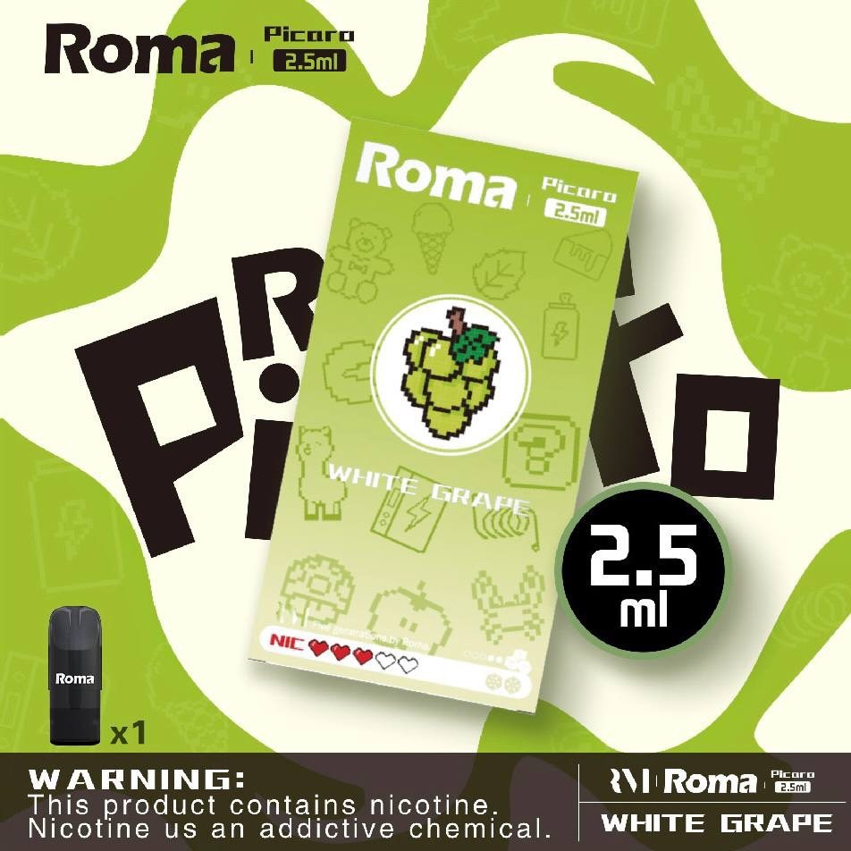 65eafa5097cd9dd90679412a 羅馬Roma Picaro 5代主機 煙彈 2.5ML 通用 RELX 5代煙彈