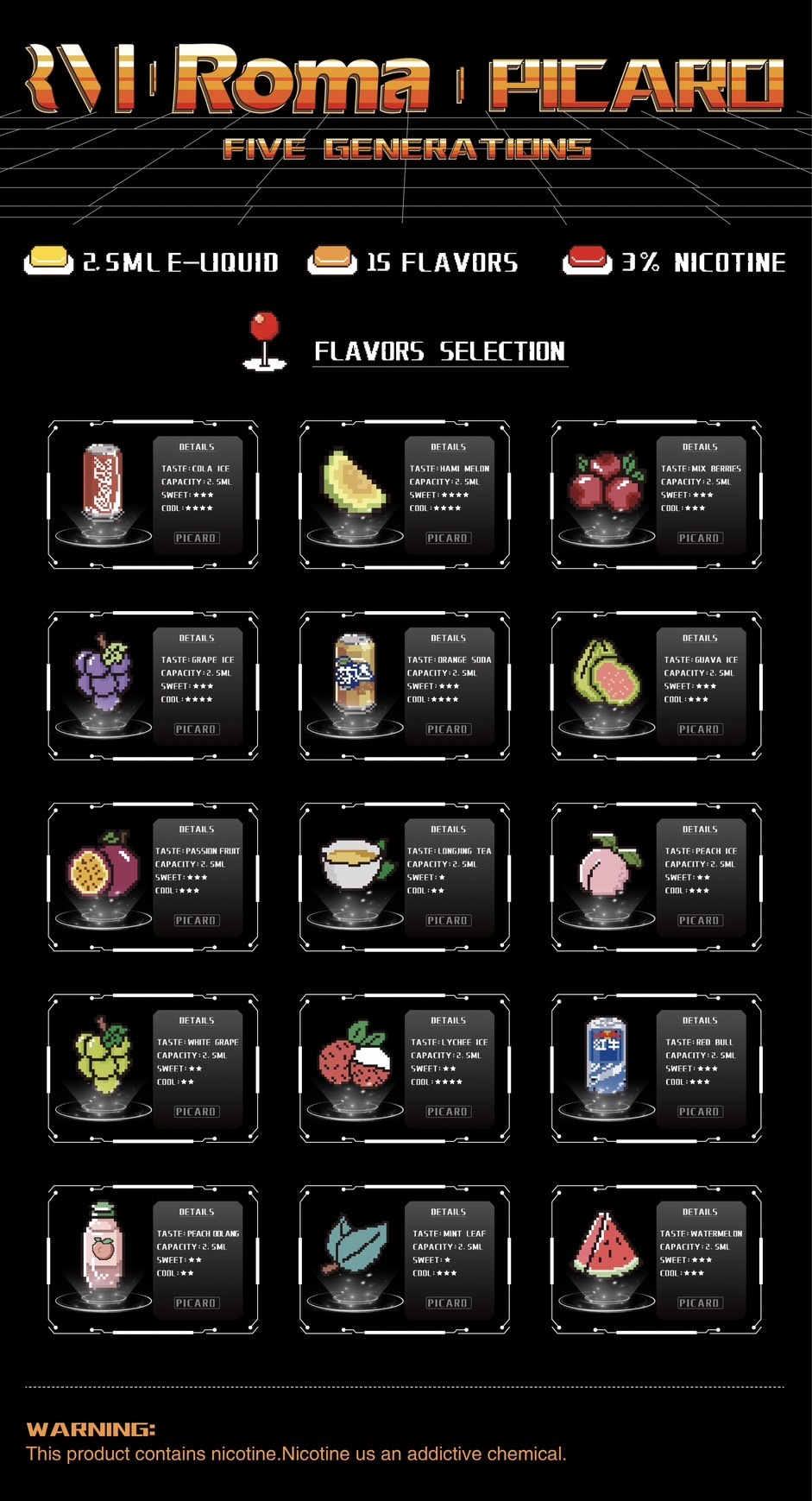 65eafa510f888f97c4030823 羅馬Roma Picaro 5代主機 煙彈 2.5ML 通用 RELX 5代煙彈