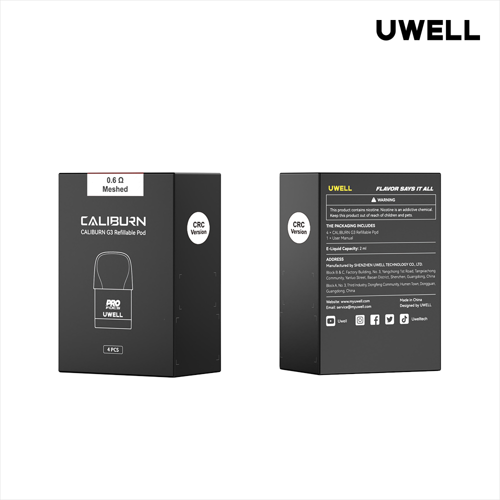 UWELL Caliburn G3 Pod 空煙彈