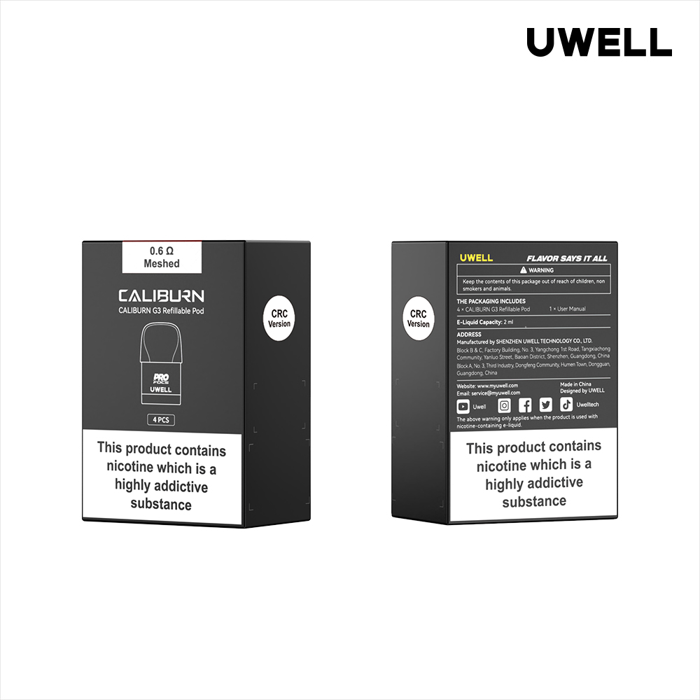 UWELL Caliburn G3 Pod 空煙彈
