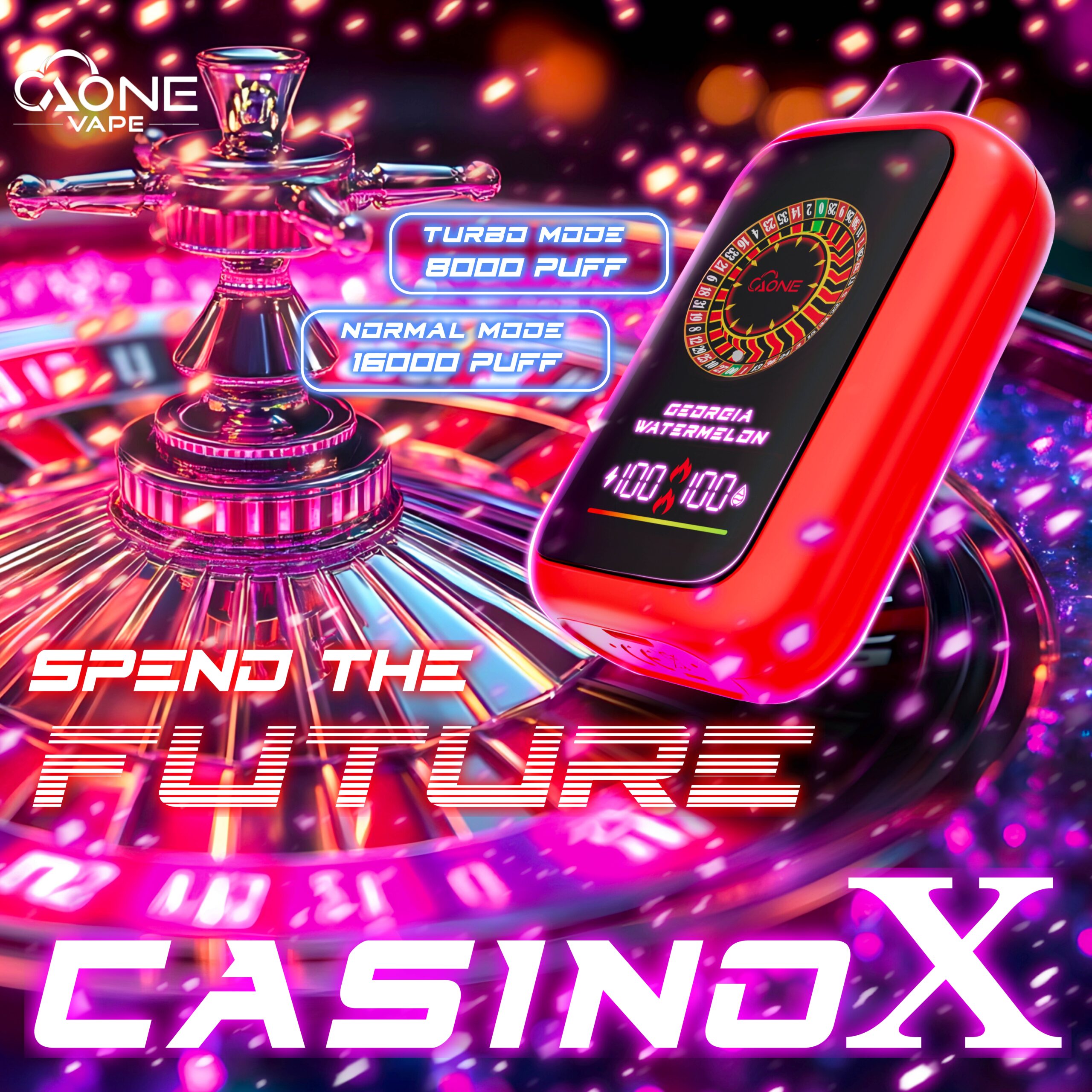 AONE VAPE CASINO X 賭場 ｜俄羅斯轉盤一次性 16000口