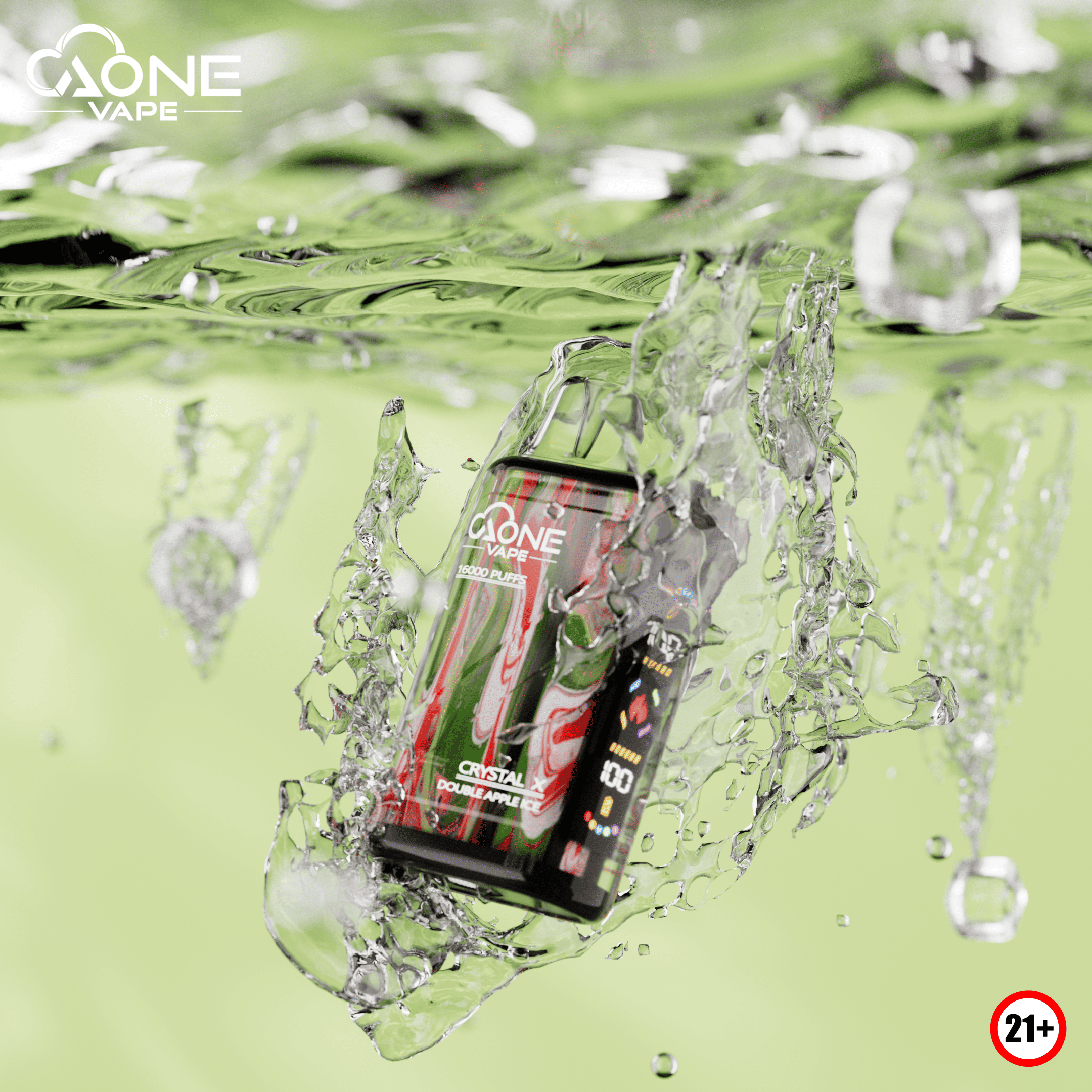 AONE VPAE CRYSTAL X 水晶 16000口Puffs 一次性拋棄式電子煙