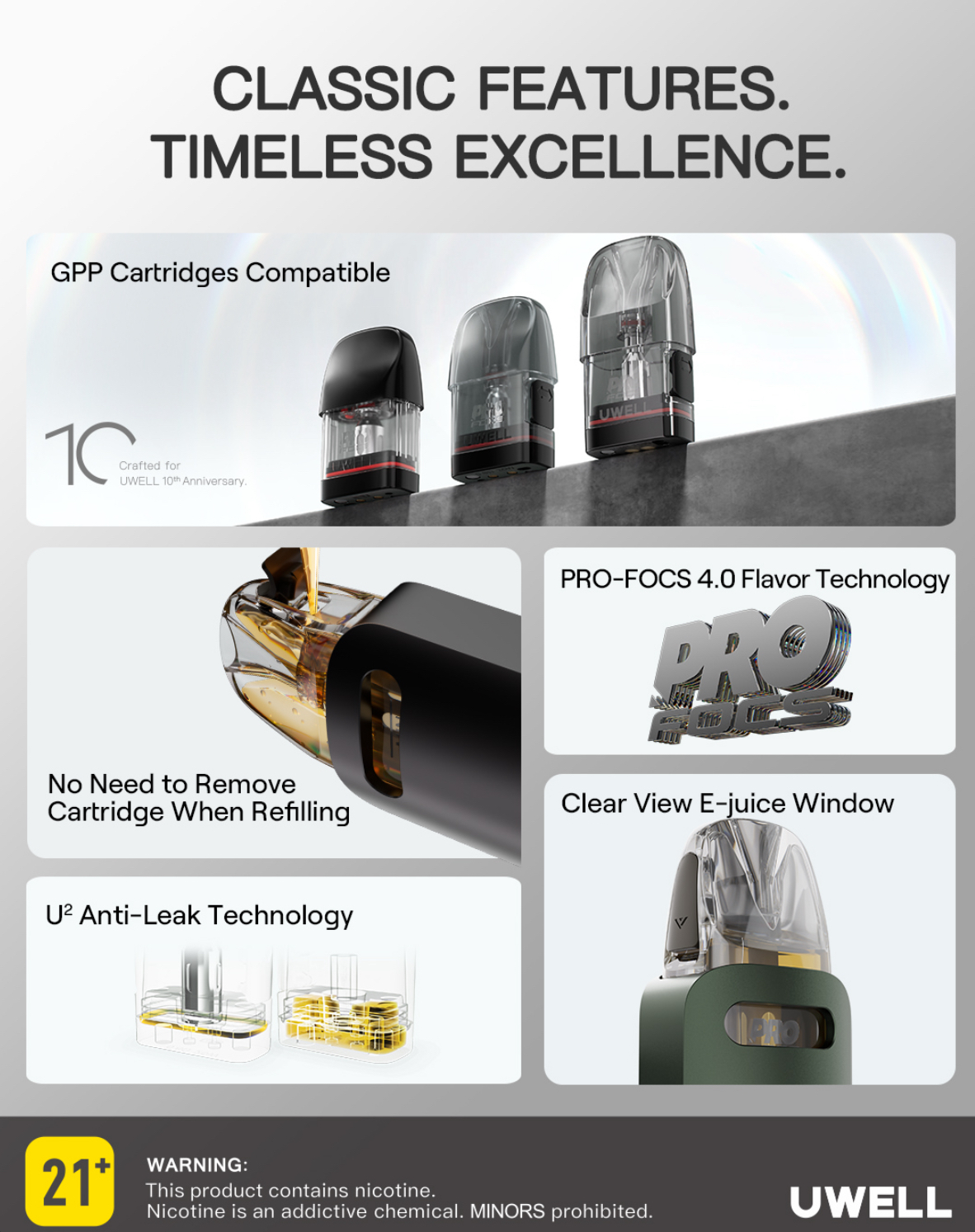 UWELL CALIBURN G4 CLASSIC 經典