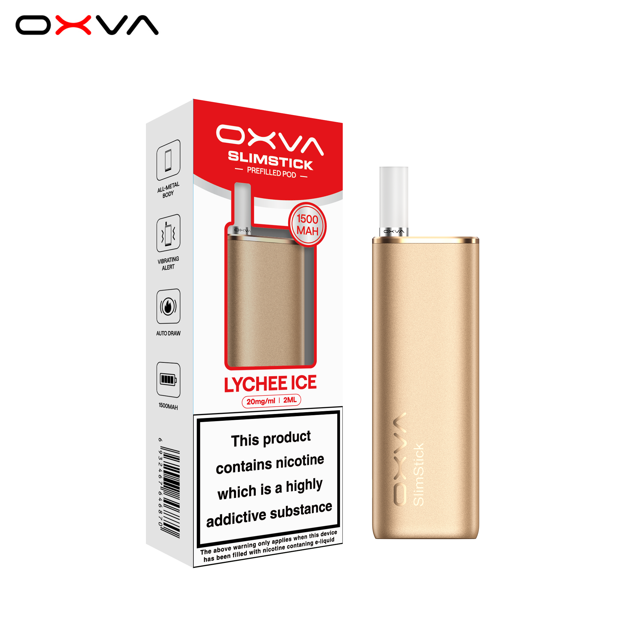 OXVA SLIMSTICK 預注油加熱棒