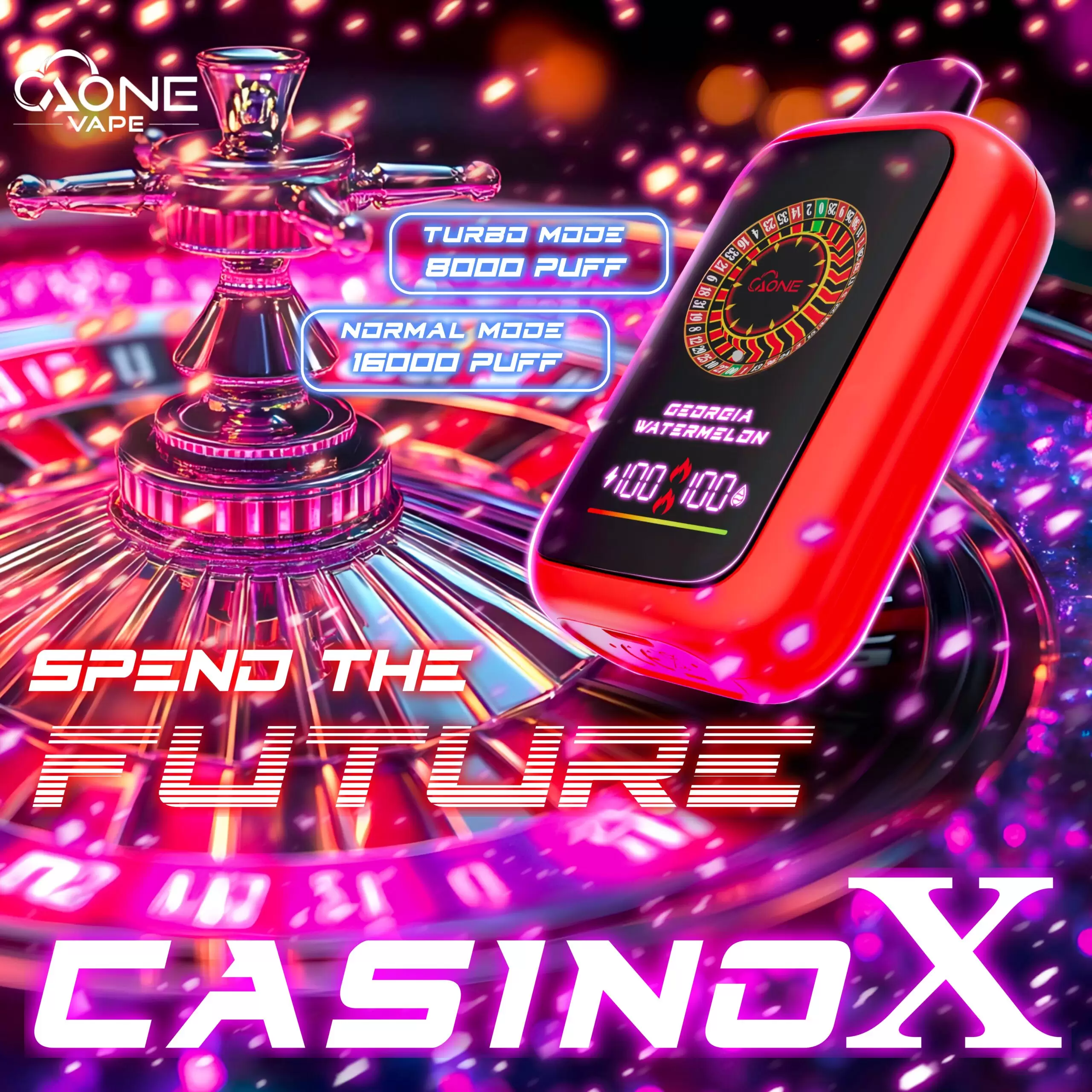 AONE VAPE CASINO X 賭場 ｜俄羅斯轉盤一次性 16000口